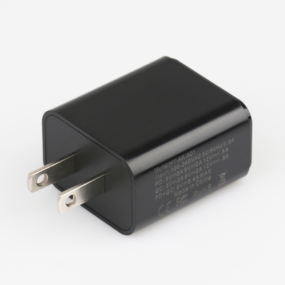 FCC 5V 3A/9V 2A/12V 1.5A USB লিথিয়াম ব্যাটারি চার্জার, মোবাইল ফোনের জন্য ডুয়াল USB চার্জার অনুমোদন করে