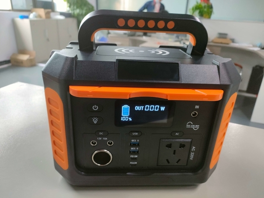 লিথিয়াম আয়ন পোর্টেবল পাওয়ার স্টেশন 600w, বাড়ির জন্য 220V পাওয়ার ব্যাকআপ