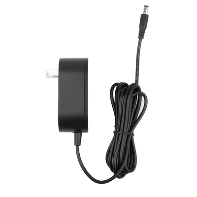 কালো রঙ 15W 10V 1A পাওয়ার সাপ্লাই ওয়াল মাউন্ট অ্যাডাপ্টার ETL1310 স্ট্যান্ডার্ড