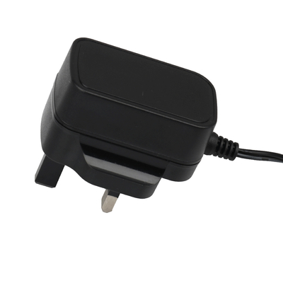 24v Ac Dc পাওয়ার সাপ্লাই 600ma ওয়াল মাউন্ট অ্যাডাপ্টার সুইপ মেশিনের জন্য ব্রিটিশ প্লাগ